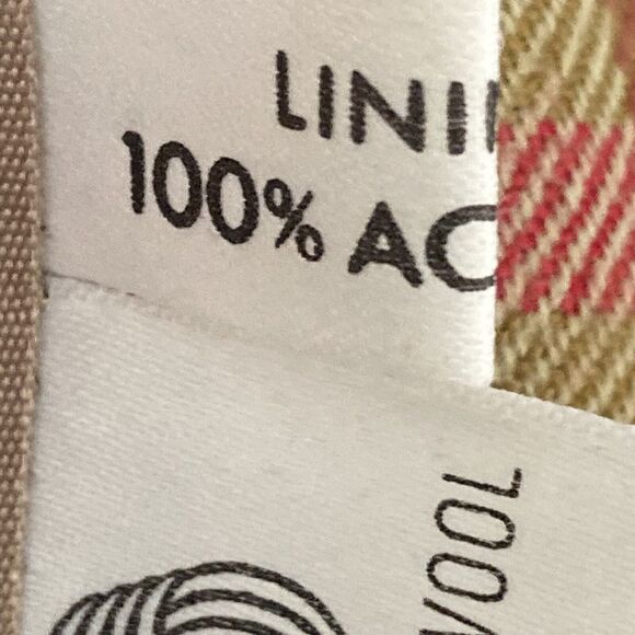 Avoca Collection Jacket Womens Small Plaid Check bomber New Wool made in Ireland - Picture 11 of 14